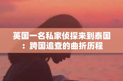 英国一名私家侦探来到泰国：跨国追查的曲折历程