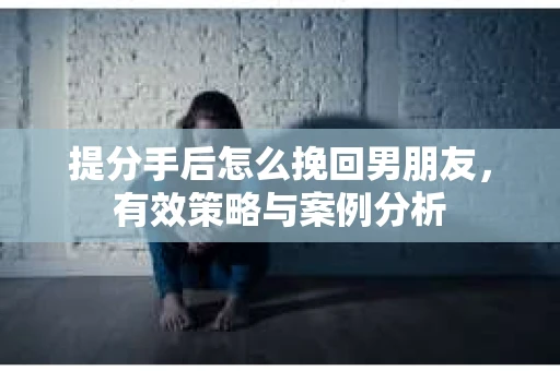 提分手后怎么挽回男朋友，有效策略与案例分析