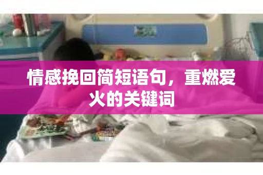 情感挽回简短语句,重燃爱火的关键词 情感挽回简短语句,重燃爱火的关键词