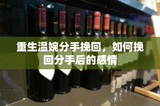 重生温婉分手挽回，如何挽回分手后的感情