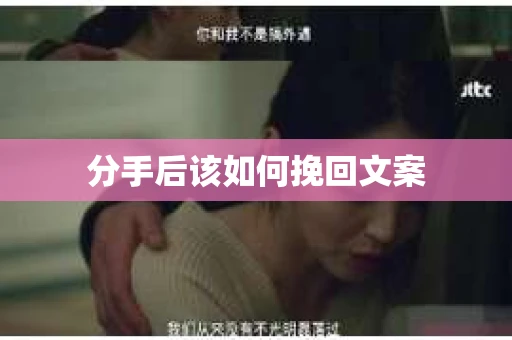分手后该如何挽回文案