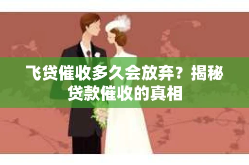 飞贷催收多久会放弃？揭秘贷款催收的真相