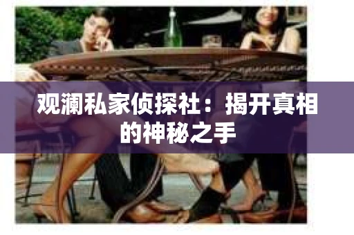 观澜私家侦探社：揭开真相的神秘之手